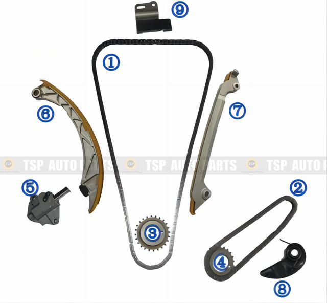 TK-MZ028 Kit de cadena de distribución para MAZDA 3 Axela